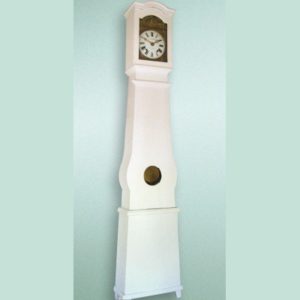 Horloge Comtoise Laquée Blanc