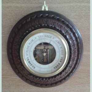 Barometer-Thermometer End XIX Ème