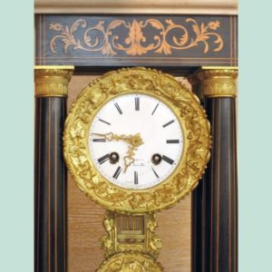 Charles X Domed Inlaid Wood Pendulum Clock …. S OL D E D ………