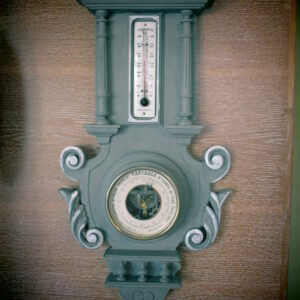 Baromètre thermomètre finition badigeon